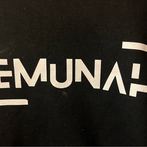 Selling black crewneck, EMUNAH written on it - Picture 3 of 3